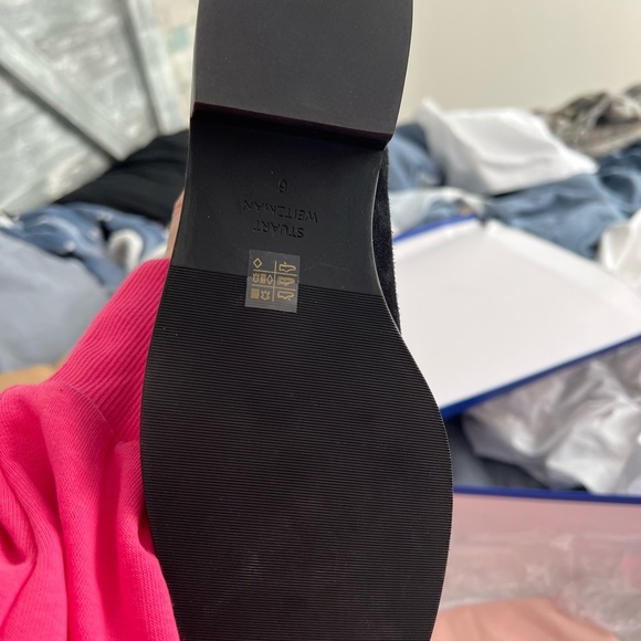 Stuart Weitzman City Greer Black Suede Boots - Picture 3 of 4